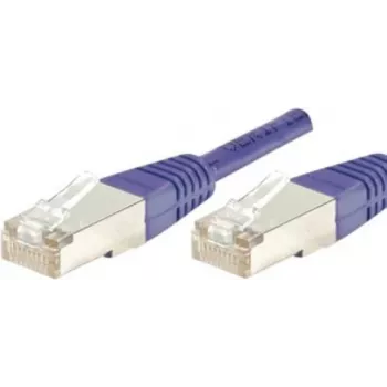 Exertis Connect 854450 kabel sieciowy Cat6 S/FTP, fioletowy, 0,15 m