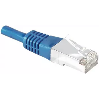 EXERTIS CONNECT kabel krosowy Cat.6A S/FTP, niebieski, 0,5 m 858315