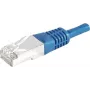 EXERTIS CONNECT kabel krosowy Cat.6a F/UTP, 3m, niebieski, 10 Gbps, Slim Bend Protection 859521
