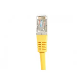 Kabel krosowy EXERTIS CONNECT Cat.6A S/FTP, 20 m, żółty, LSZH, smukła wtyczka bez zaczepów 858339