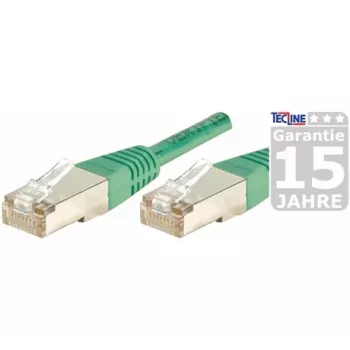 EXERTIS CONNECT CAT.6a F/UTP kabel krosowy, zielony, 1,0 m, 10 Gbps, Slim Boot 859548