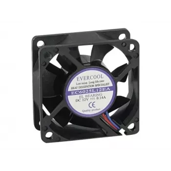 Exertis Connect Evercool 60 mm wentylator obudowy z łożyskiem ślizgowym 910182