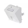 Dexlan Wkładka przednia 45 x 45 mm na 1 moduł Keystone, 30°, biel sygnałowa RAL 9003 (911712)