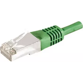 EXERTIS CONNECT 859553 kabel krosowy Cat.6a F/UTP, 7,5 m, zielony, 10 Gbps, Slim Boot