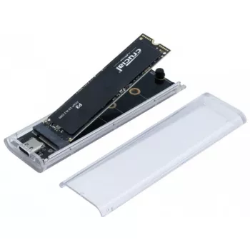 Obudowa EXERTIS CONNECT M.2 SSD USB 3.2 Gen 2 Type-C Przezroczysta 924625