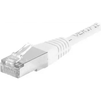 EXERTIS CONNECT kabel krosowy Cat.6a F/UTP, 3 m, biały, 10 Gbps, RJ45, Slim Snagless 859581