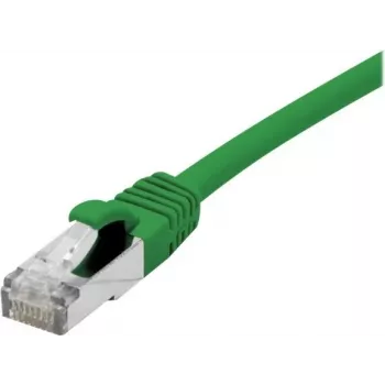 EXERTIS CONNECT kabel krosowy Cat 6A S/FTP, 1,5 m, zielony, Slim Snagless 858437