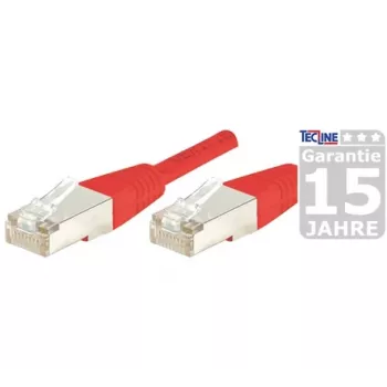 EXERTIS CONNECT kabel krosowy S/FTP CAT.6A, 25 m, czerwony 858311