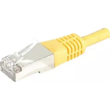 Kabel krosowy EXERTIS CONNECT Cat.6A S/FTP, 7,5 m, żółty, LSZH, 10 Gbps 858336