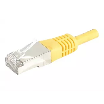 Kabel krosowy EXERTIS CONNECT Cat.6A S/FTP, 7,5 m, żółty, LSZH, 10 Gbps 858336