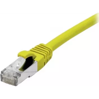EXERTIS CONNECT kabel krosowy Cat 6A S/FTP, 0,3m, żółty, LSZH, 10Gbps 858418