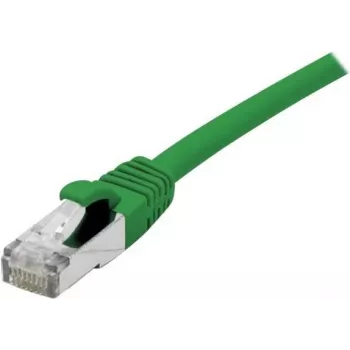 EXERTIS CONNECT kabel krosowy Cat 6A S/FTP, 0,5 m, zielony, Slim Snagless 858435