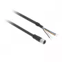 TMSS GERMANY Telemechanique Sensors kabel PUR 5 m, żeńskie złącze M12 proste, 4-pinowy XZCP1141L5