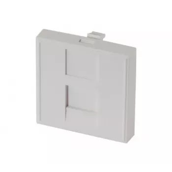 EXERTIS CONNECT Dexlan Wkładka do panelu czołowego 45 x 45 mm na 1 moduł Keystone, biały sygnałowy RAL 9003 (911722)