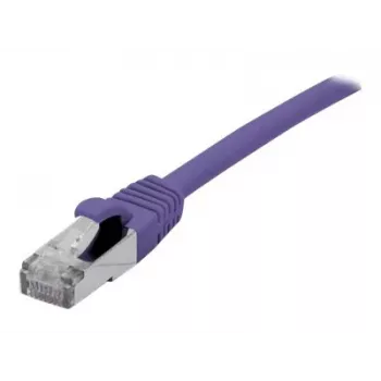 EXERTIS CONNECT kabel krosowy Cat 6A S/FTP, 10m, fioletowy, smukły bez zaczepów - 858522