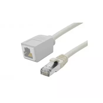 Przedłużacz kabla krosowego EXERTIS CONNECT Cat. 6A S/FTP, bezhalogenowy, szary, 10 m 858754