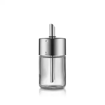 Dozownik do cukru WMF Basic 200 ml, stal nierdzewna Cromargan® i szkło, srebrny/przezroczysty
