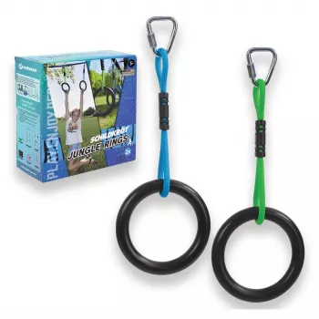 SCHILDKROT Zestaw obręczy Jungle, obręcze ABS 180 mm z linami odpornymi na UV, 1 zestaw (970714)