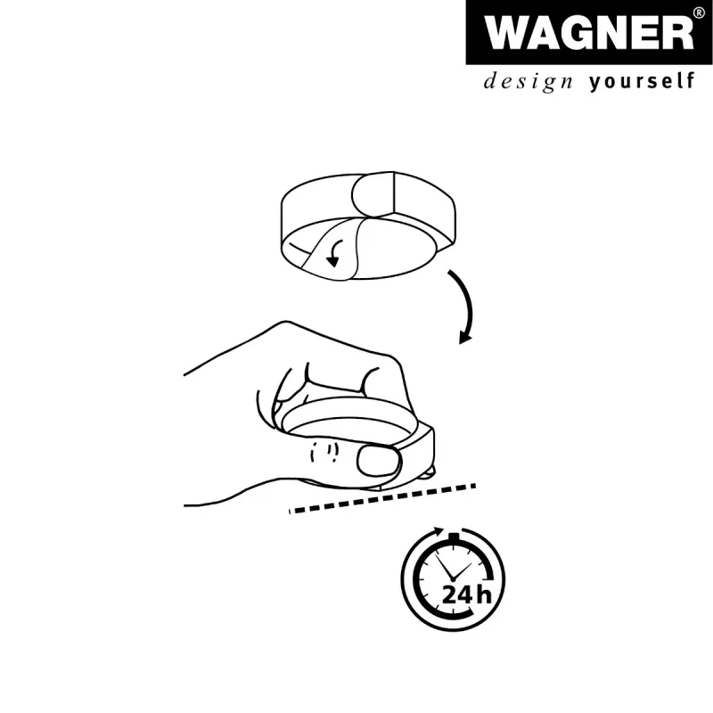 Wagner design yourself EH 5105 CLEAR podłogowy odbojnik do drzwi, tworzywo, przezroczysty (15510511)