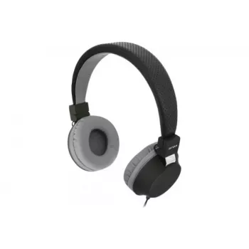 EXERTIS CONNECT Campus BE COLOR Stereofoniczne słuchawki z wtykiem jack 3,5 mm, czarno-szare (059963)