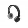 EXERTIS CONNECT Campus BE COLOR Stereofoniczne słuchawki z wtykiem jack 3,5 mm, czarno-szare (059963)