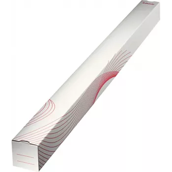 LEITZ Esselte Kwadratowe składane tuby tekturowe 75 x 75 mm, długość 1100 mm, tektura falista, do układania w stosy, do wysyłki pocztowej i archiwizacji, 10 sztuk (20958)