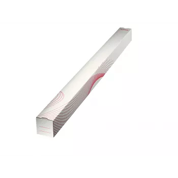 LEITZ Esselte Kwadratowe składane tuby tekturowe 75 x 75 mm, długość 1100 mm, tektura falista, do układania w stosy, do wysyłki pocztowej i archiwizacji, 10 sztuk (20958)