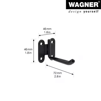 Wagner design yourself Wspornik ścienny WH 2091 czarny (15209101)
