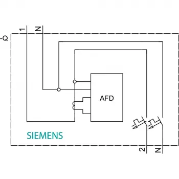 Siemens SENTRON 5SV6016-7GV16 AFDD/MCB 6kA C16 1P+N 1TE (opakowanie 12 szt.)