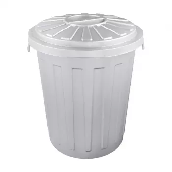 KEEEPER Pojemnik na odpady Mata 23L Maxi Ø36x42cm Srebrny