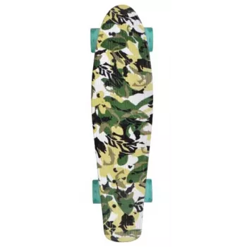 SCHILDKROT Retro Skateboard Free Spirit Camouflage polipropylen (PP), wzmocniony deck 560 x 140 mm, 1 sztuka (510781)