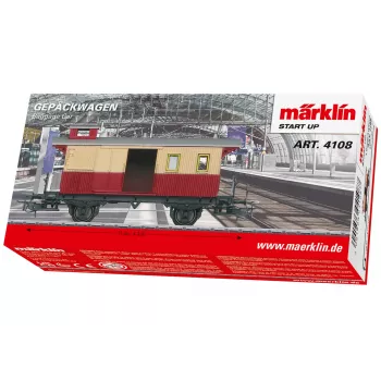 Märklin 4108 H0 wagon pasażerski 2. klasy z fartuchami DB Epoka III-IV