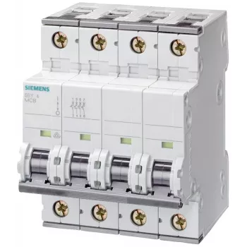 Siemens 5SY66166 Wyłącznik nadprądowy 3P+N B16 16A 6kA 230/400V AC