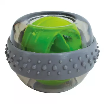 SCHILDKROT Spinball żyroskopowy trener dłoni i ramion, szary/zielony, 70 mm, 255 g 960121