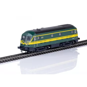 Märklin 37279 H0 SNCB Seria 59 Lokomotywa spalinowa z dekoderem mfx+ i oświetleniem LED