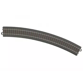 Märklin 24430 HO C-Track tor prosty 437,5 mm, szyny ze stopu niklu i srebra, brązowe podsypka