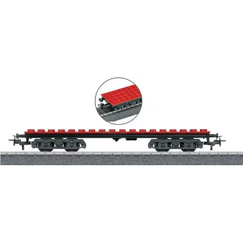Märklin 44734 H0 wagon z klockami budowlanymi, czarno-czerwony