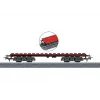 Märklin 44734 H0 wagon z klockami budowlanymi, czarno-czerwony