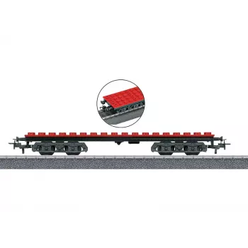 Märklin 44734 H0 wagon z klockami budowlanymi, czarno-czerwony