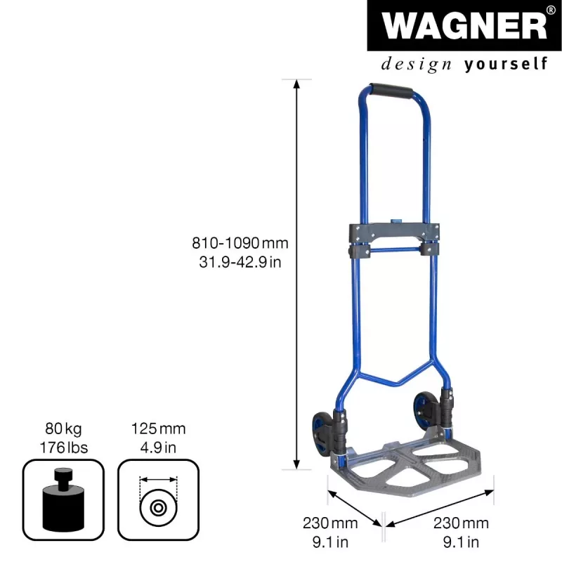 Wagner design yourself MM 4123 wózek ręczny do 80 kg (20412301)