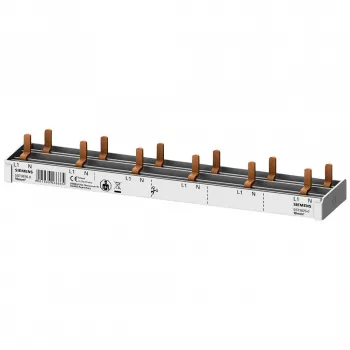 SIEMENS 5ST36760 Szyna grzebieniowa 10mm² 1P+N 12 modułów, 6 AFDD + 6 komponentów