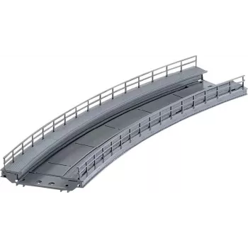 Märklin łukowy odcinek rampy do filaru mostu H0 szary 074623