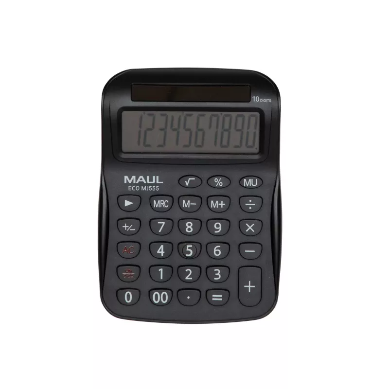 MAUL ECO MJ 555 Kalkulator biurkowy biały 12-cyfrowy podwójne zasilanie 7263502