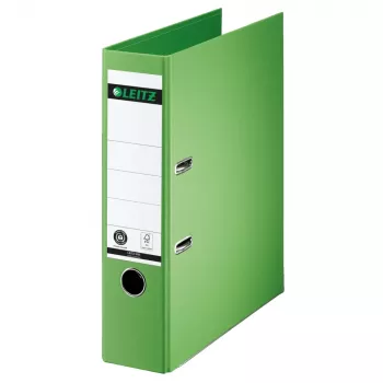 LEITZ 180° Segregator dźwigniowy A4 80 mm Jasnozielony Karton 1007-00-50