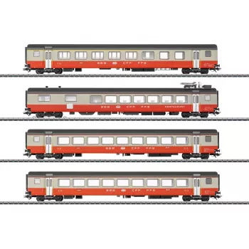 Märklin 42190 H0 zestaw 4 wagonów Swiss Express SBB