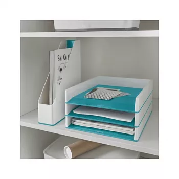 LEITZ WOW Duo Colour taca na listy A4 lodu niebieski/biały 5361-10-51