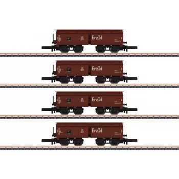 Märklin 082710 Z Gauge zestaw wagonów samowyładowczych Deutsche Bundesbahn Epoka IV
