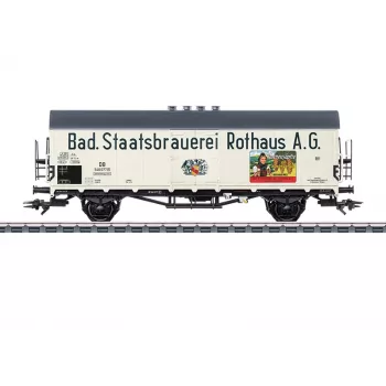Märklin 046805 H0 AC wagon platforma Rlmms 580 Deutsche Bundesbahn Epoka IV z kłonicami
