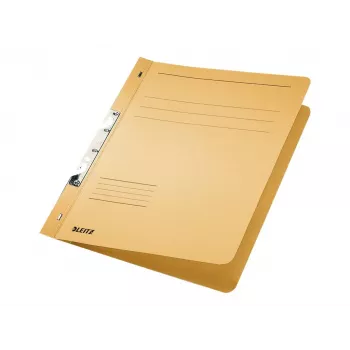 LEITZ Wkład do segregatora z zaczepem, DIN A4, tektura manila, kolor szamois, 250 g/m², pojemność 170 kartek, mechanizm 80 mm, opakowanie 50 szt. (3746-00-11)