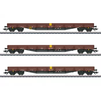 Märklin 047162 Kryty wagon towarowy Gms 30 AC H0 Epoka V Brązowy